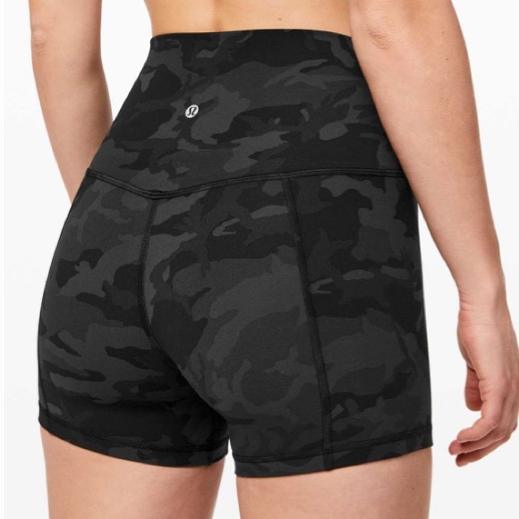 Lululemon Align Short *4" Incognito Camo Multi Grey - Picture 3 of 5